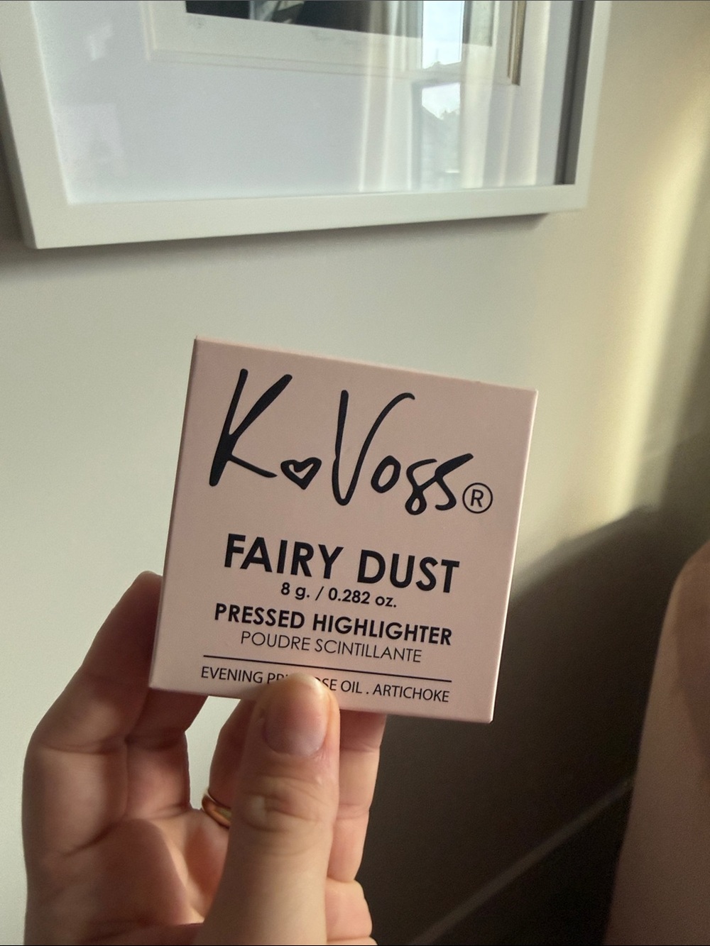 K.voss Fairy Dust Pressed Highlighter — Pink Glow